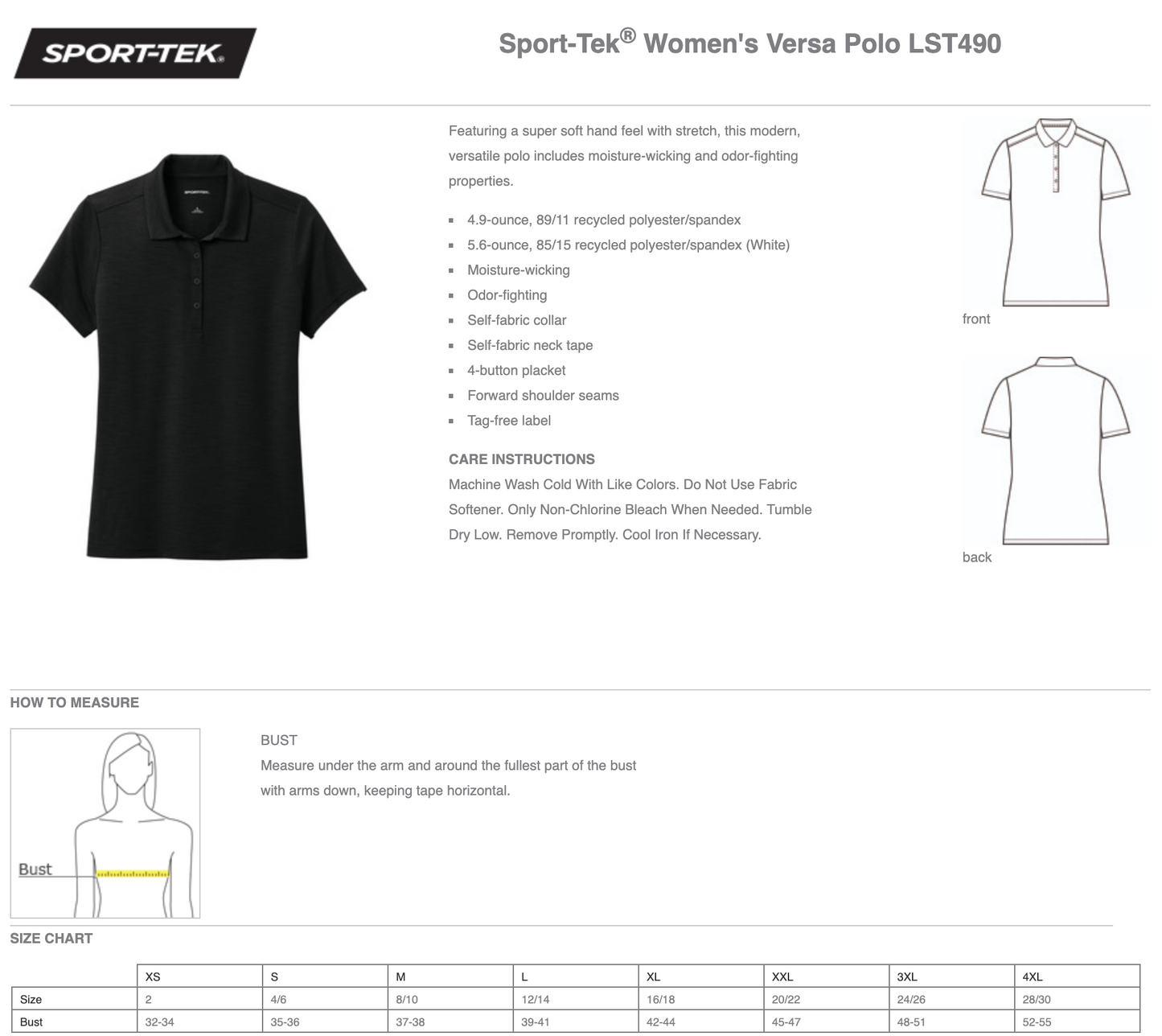 OWL - Sport-Tek® Women’s Versa Polo