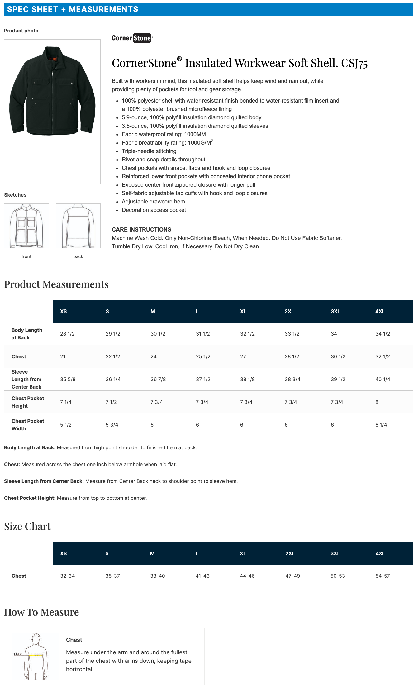 MEI | CornerStone® Insulated Workwear Soft Shell