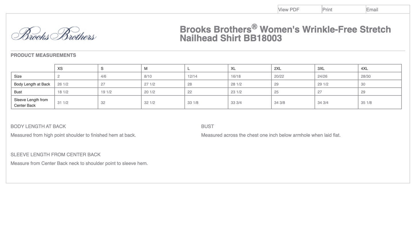 MEI - Brooks Brothers® Women’s Wrinkle-Free Stretch Nailhead Shirt