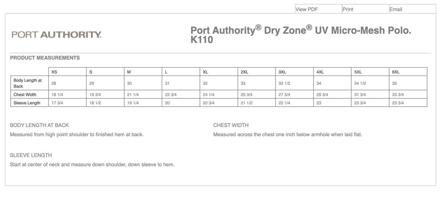 OWL - Port Authority® Dry Zone® UV Micro-Mesh Polo