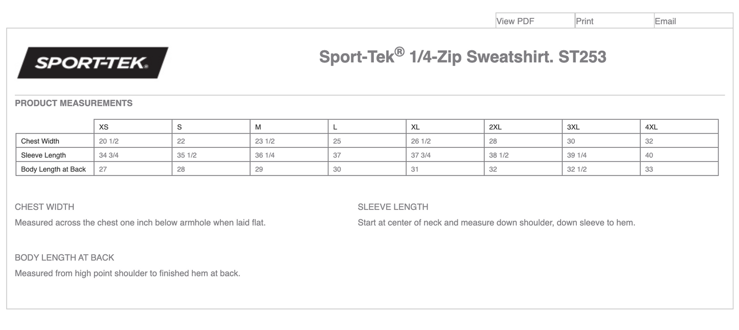 OWL - Sport-Tek® 1/4-Zip Sweatshirt