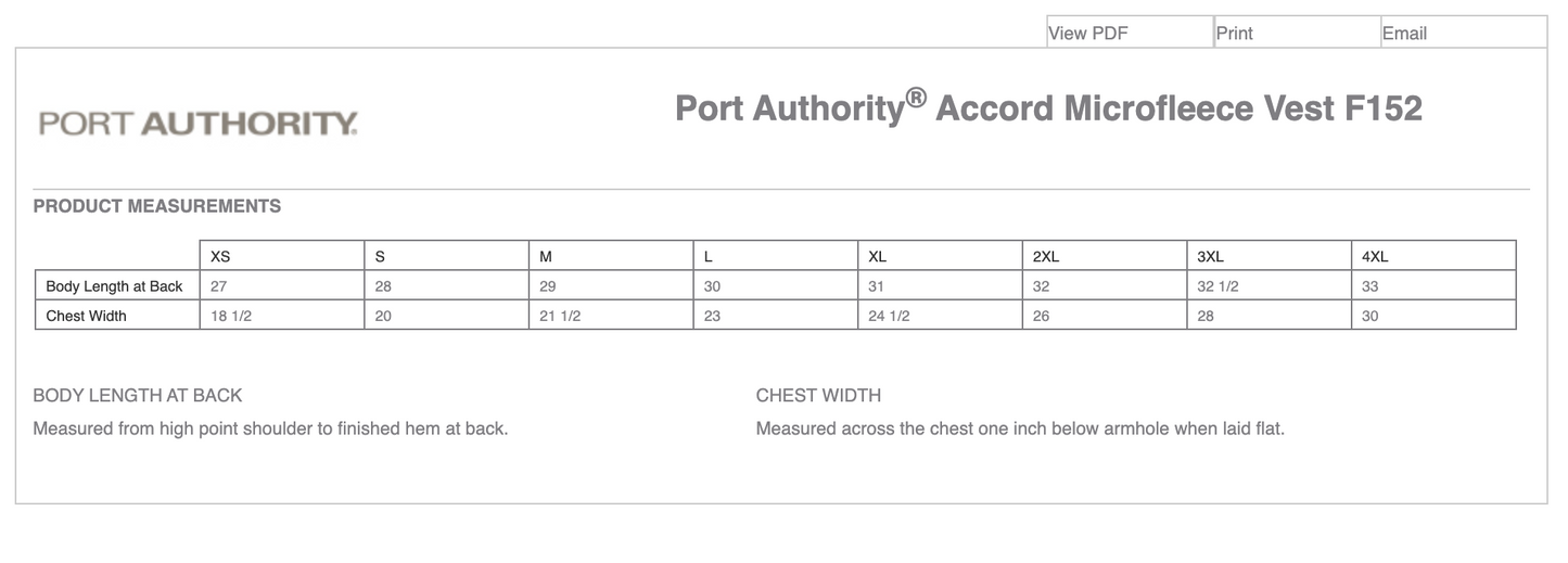 OWL - Port Authority® Accord Microfleece Vest