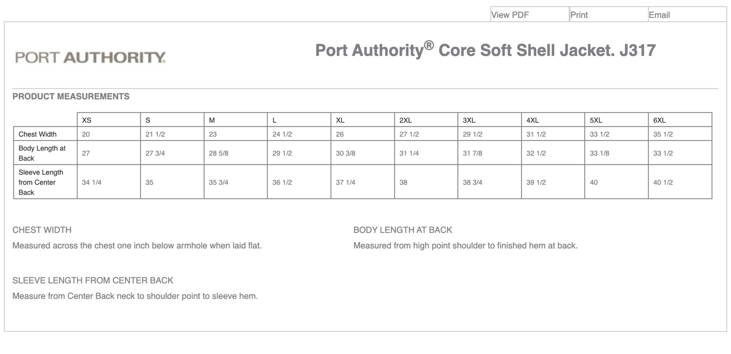 OWL - Port Authority® Core Soft Shell Jacket