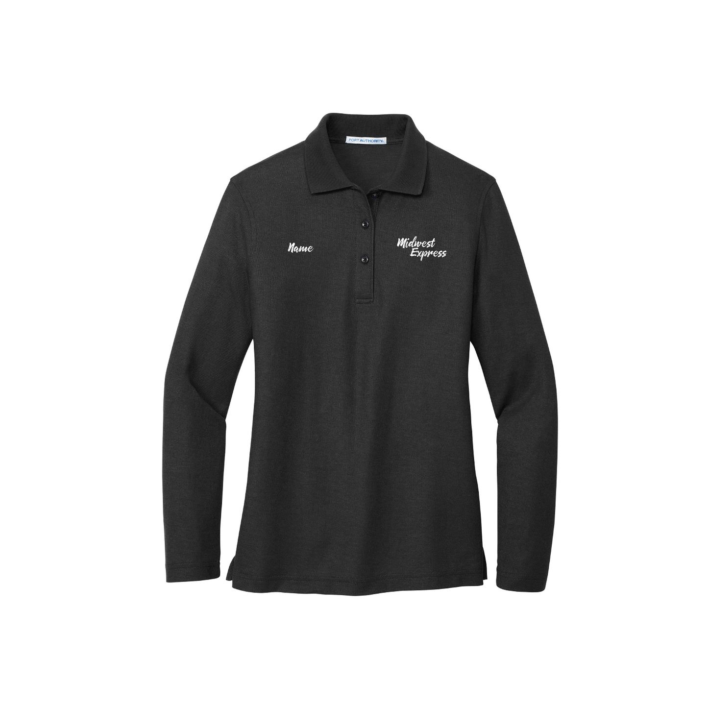 MEI Port Authority® Women's Silk Touch™ Long Sleeve Polo