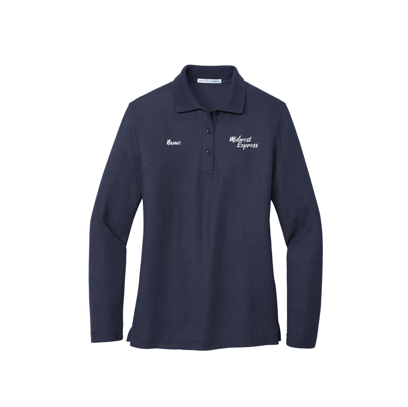 MEI Port Authority® Women's Silk Touch™ Long Sleeve Polo