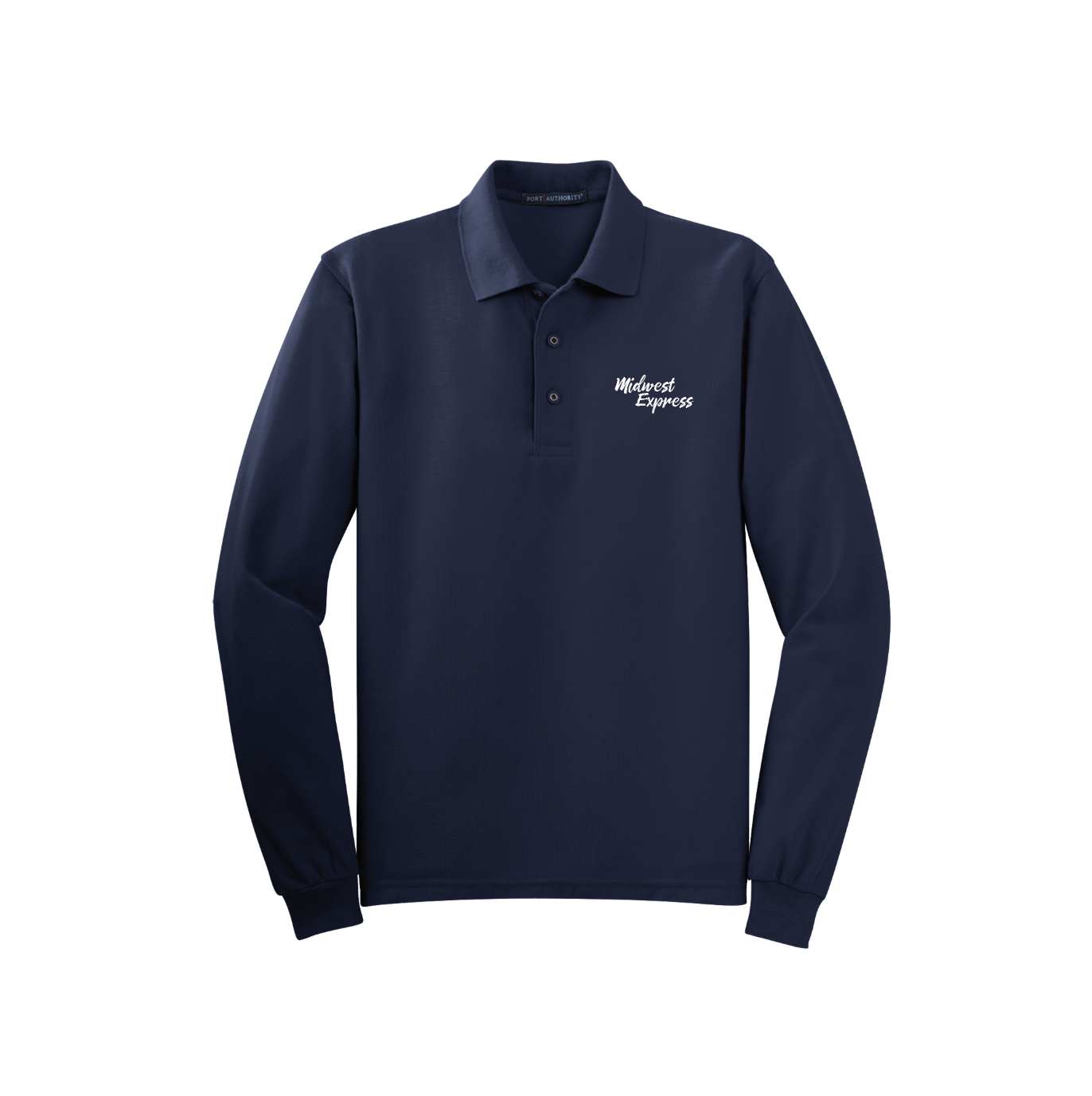 MEI Port Authority® Silk Touch™ Long Sleeve Polo