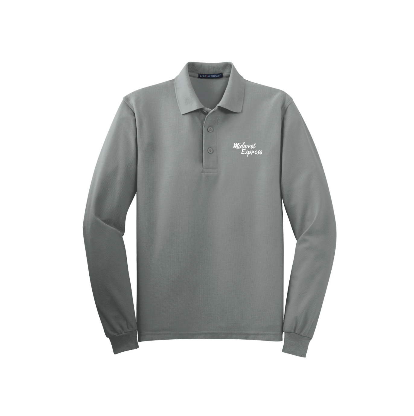 MEI Port Authority® Silk Touch™ Long Sleeve Polo