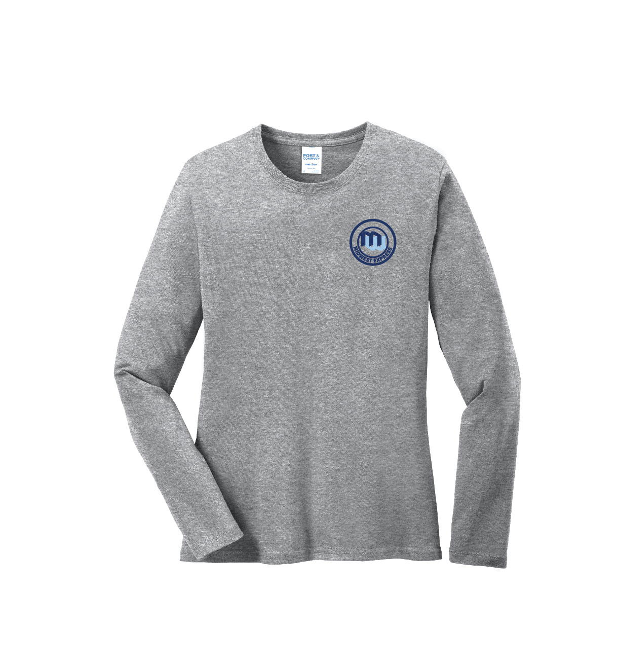 MEI - Port & Company® Women's Long Sleeve Core Cotton Tee