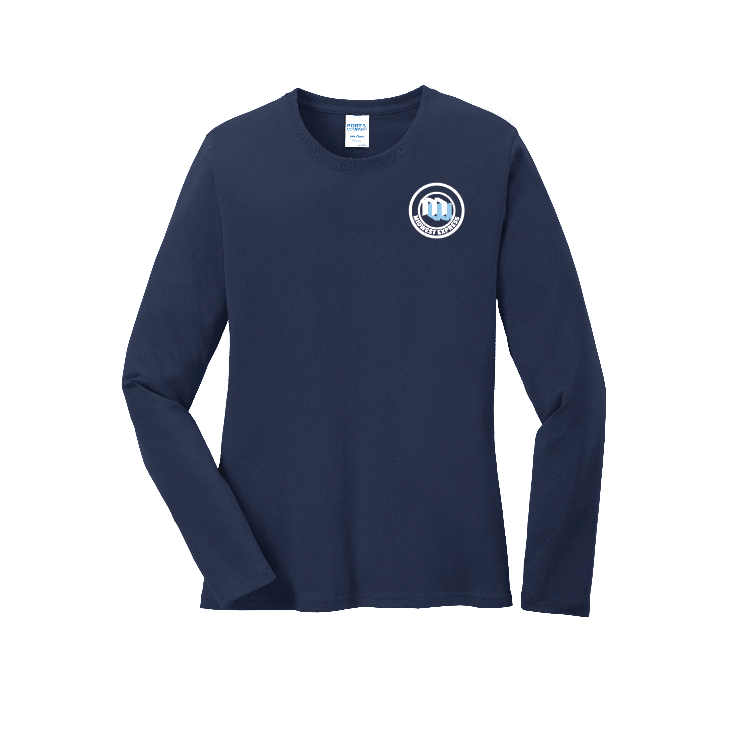 MEI - Port & Company® Women's Long Sleeve Core Cotton Tee