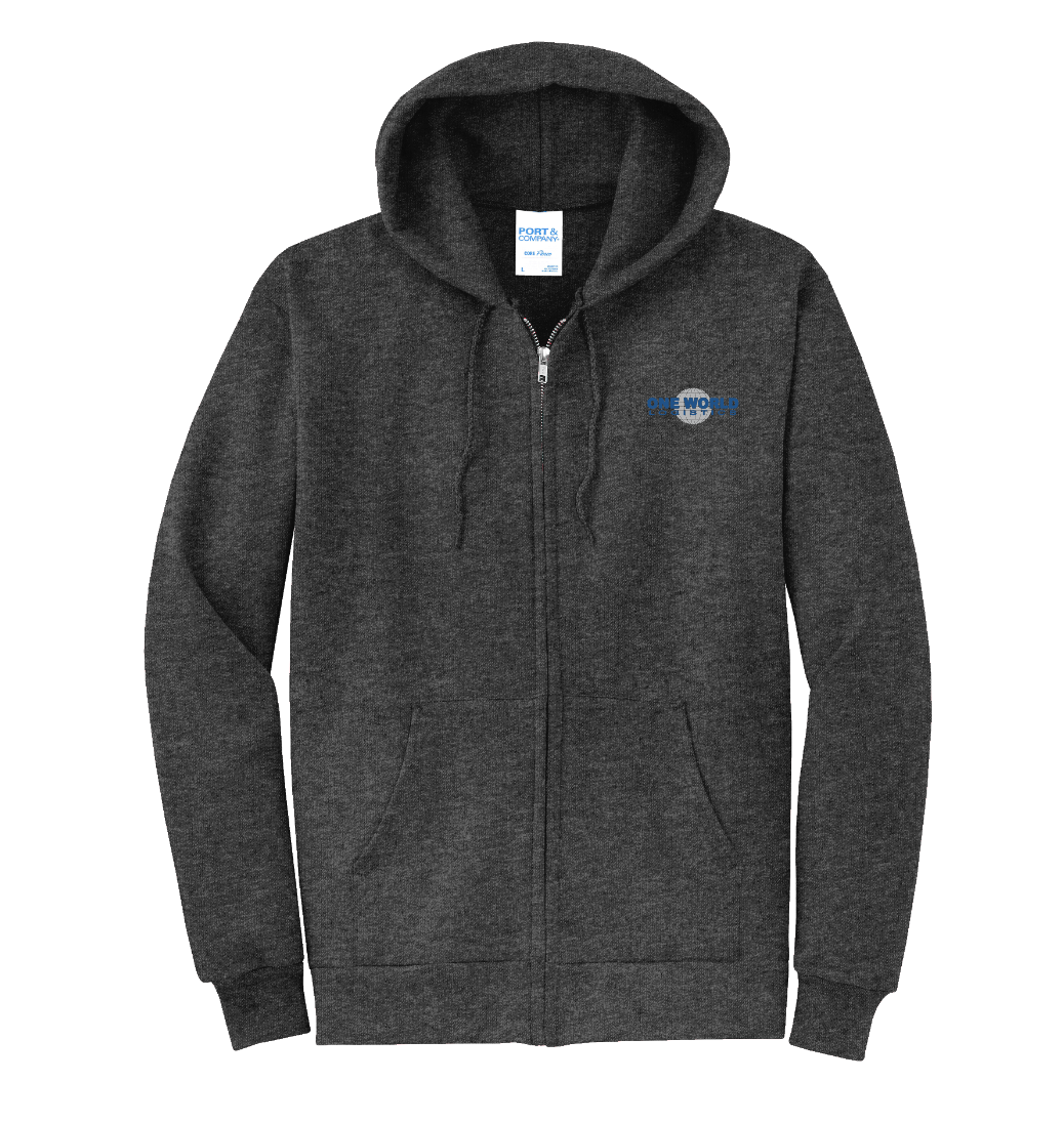 OWL | Port & Company® Core Fleece Full-Zip Hooded Sweatshirt