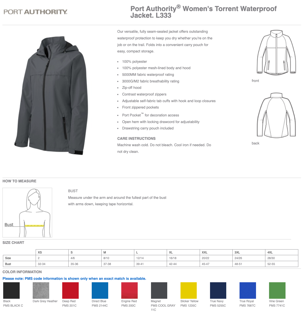 OWL | Port Authority® Women's Torrent Waterproof Jacket