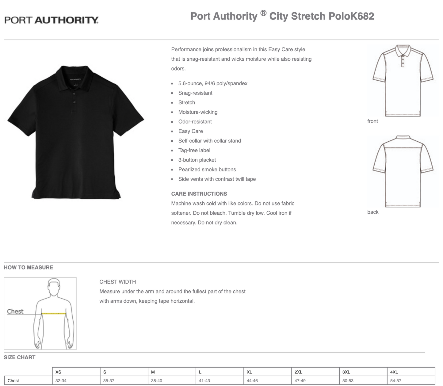 OWL - Port Authority® City Stretch Polo