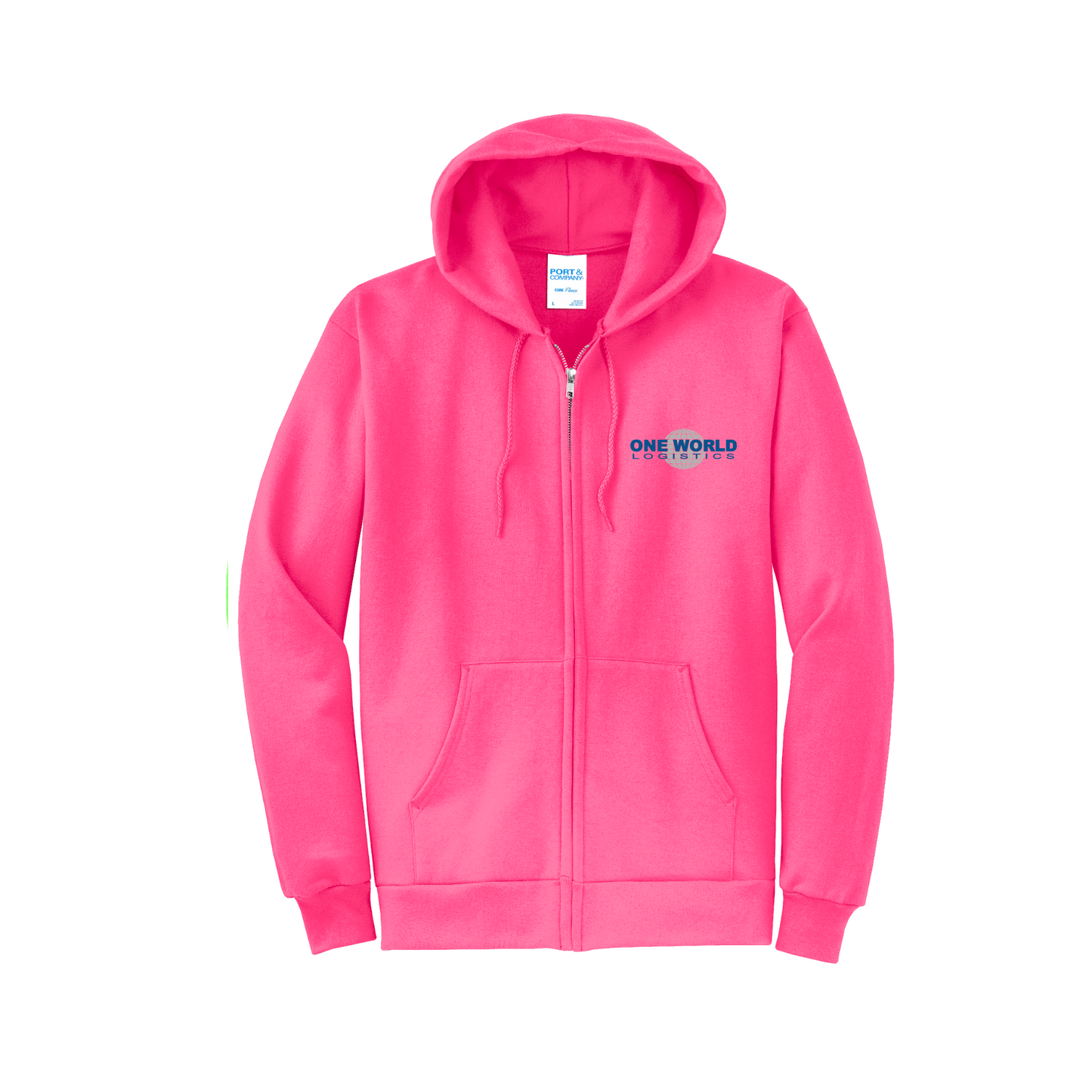 OWL | Port & Company® Core Fleece Full-Zip Hooded Sweatshirt