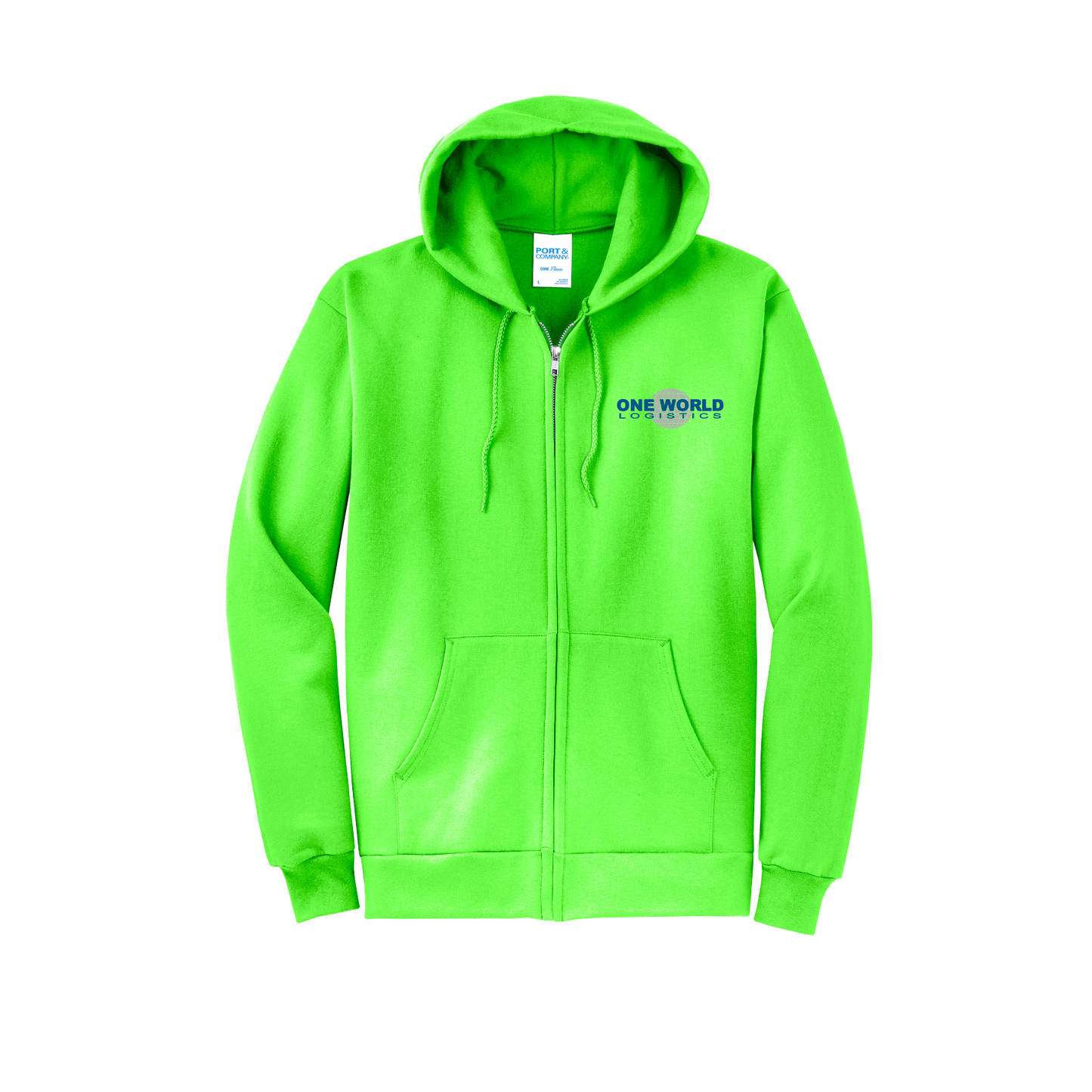 OWL | Port & Company® Core Fleece Full-Zip Hooded Sweatshirt